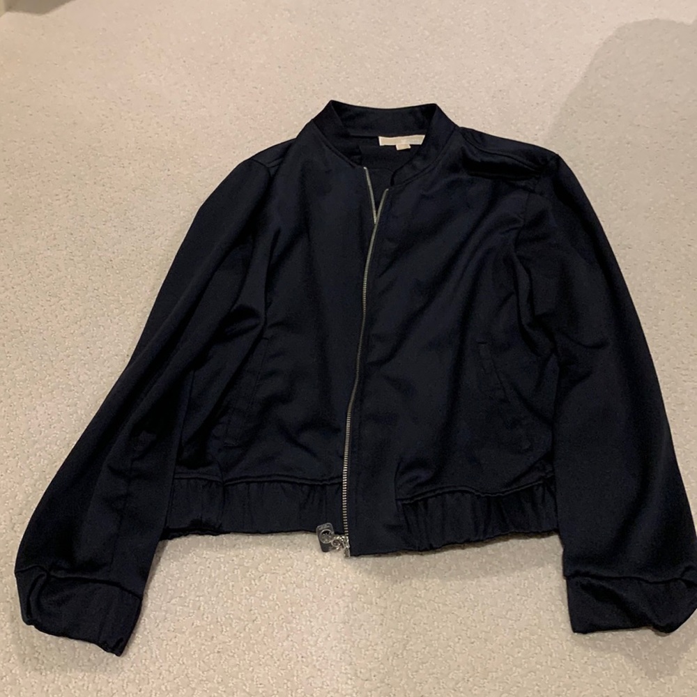 Michael Kors Black Bombed Jacket